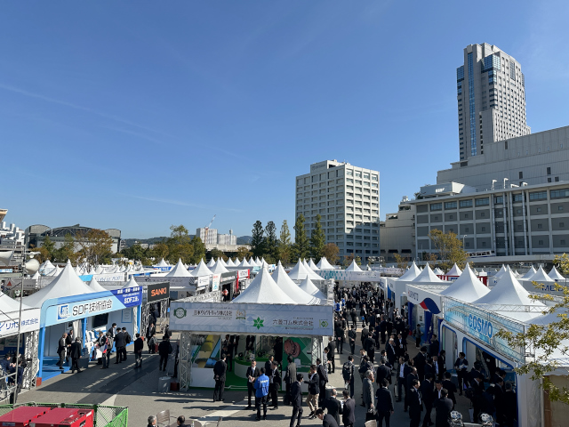 広島水道展会場の様子2