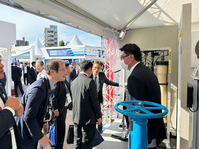 広島水道展模様　アクアレスキュー